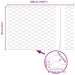 Gard hexagonal Argintiu 0,6 x 50 m Oțel galvanizat - WALTI WALTI