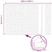 Gard hexagonal Argintiu 0,8 x 50 m Oțel galvanizat - WALTI WALTI