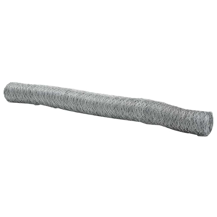Gard hexagonal Argintiu 1,2 x 50 m Oțel galvanizat - WALTI WALTI
