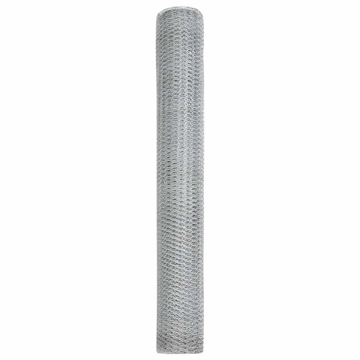 Gard hexagonal Argintiu 1,4 x 50 m Oțel galvanizat - WALTI WALTI