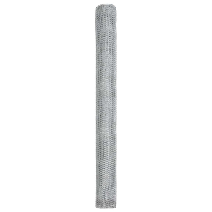 Gard hexagonal Argintiu 1,6 x 50 m Oțel galvanizat - WALTI WALTI