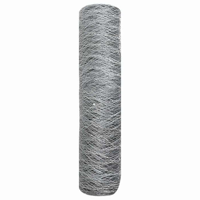 Gard hexagonal Argintiu 0,5 x 100 m Oțel galvanizat - WALTI WALTI
