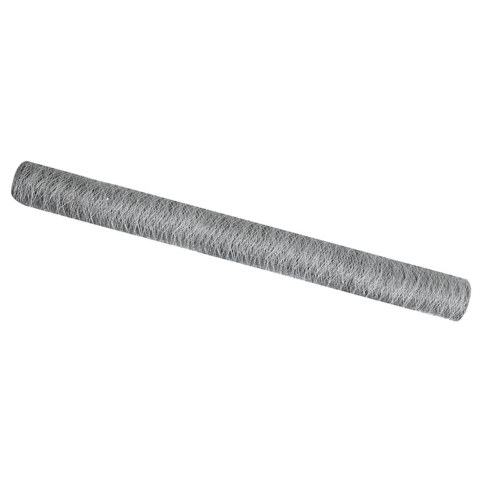 Gard hexagonal Argintiu 1,5 x 100 m Oțel galvanizat - WALTI WALTI