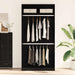 Dulap cu raft Stejar Negru 100 x 50 x 200 cm Lemn compozit - WALTI WALTI