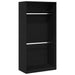 Dulap cu raft Stejar Negru 100 x 50 x 200 cm Lemn compozit - WALTI WALTI