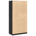 Dulap cu raft Stejar Negru 100 x 50 x 200 cm Lemn compozit - WALTI WALTI