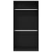 Dulap cu raft Stejar Negru 100 x 50 x 200 cm Lemn compozit - WALTI WALTI