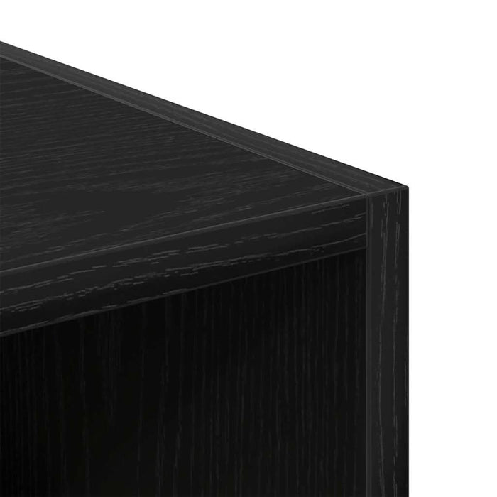 Dulap cu raft Stejar negru 30 x 50 x 200 cm Lemn compozit - WALTI WALTI