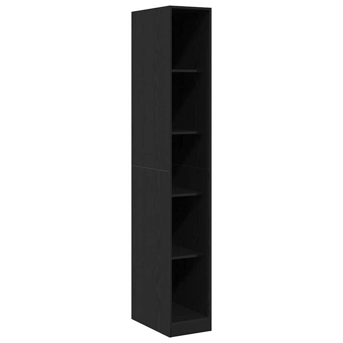 Dulap cu raft Stejar negru 30 x 50 x 200 cm Lemn compozit - WALTI WALTI