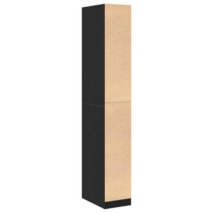 Dulap cu raft Stejar negru 30 x 50 x 200 cm Lemn compozit - WALTI WALTI
