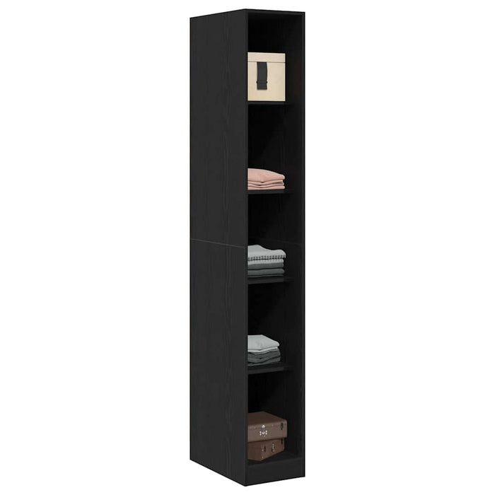 Dulap cu raft Stejar negru 30 x 50 x 200 cm Lemn compozit - WALTI WALTI