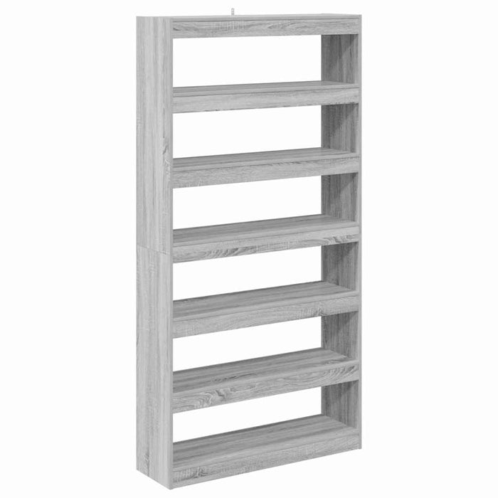 Dulap pentru cărți sonoma gri 100 x 30 x 198 cm Lemn compozit - WALTI WALTI