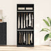 Dulap cu raft Stejar negru 80 x 50 x 200 cm Lemn compozit - WALTI WALTI