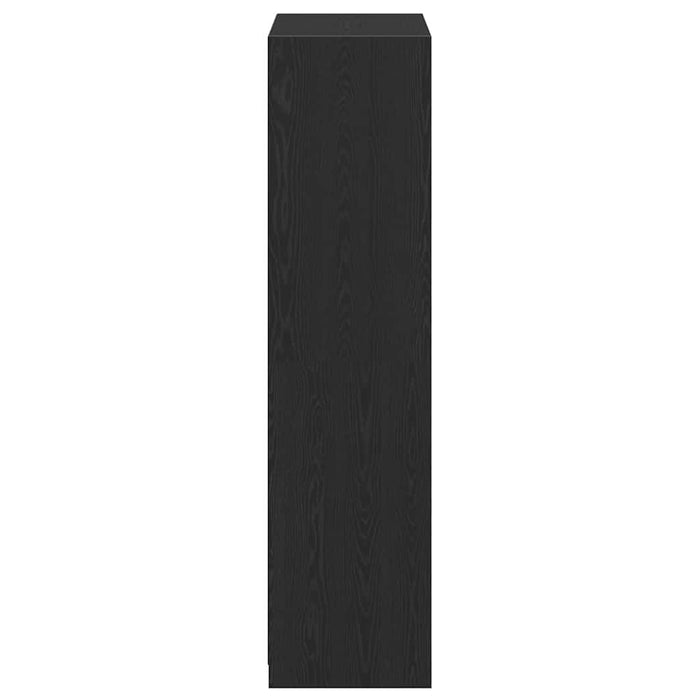 Dulap cu raft Stejar negru 80 x 50 x 200 cm Lemn compozit - WALTI WALTI