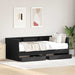 Pat de zi Gri 90 x 200 cm Lemn compozit - WALTI WALTI