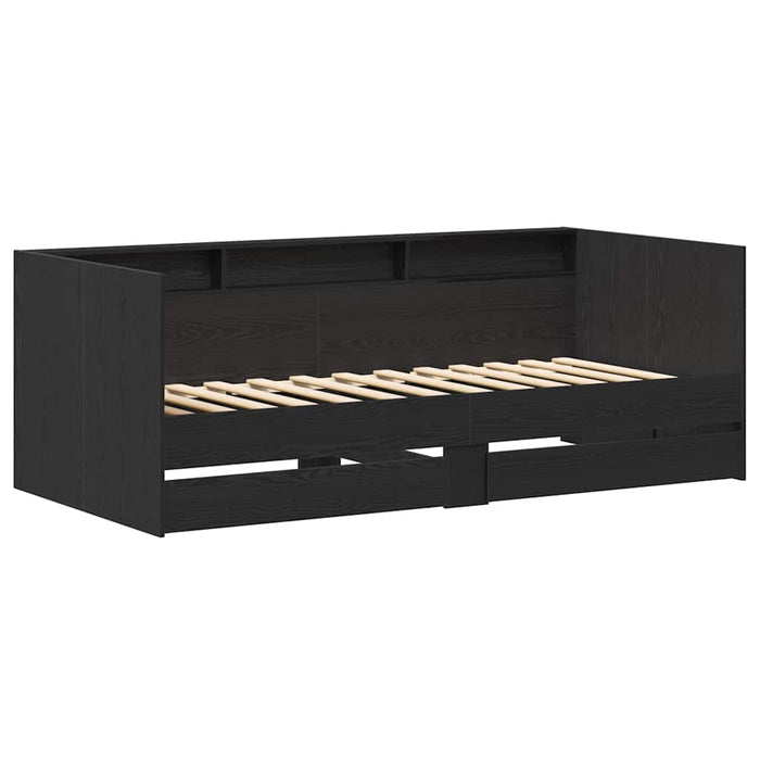 Pat de zi Gri 90 x 200 cm Lemn compozit - WALTI WALTI