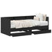 Pat de zi Gri 90 x 200 cm Lemn compozit - WALTI WALTI