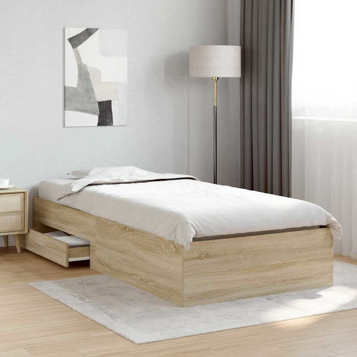 Cadru de pat Maro 90 x 190 cm Lemn compozit - WALTI WALTI