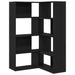 Dulap 6 niveluri 85 x 85 x 140 cm Lemn compozit Stejar Negru - WALTI WALTI