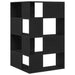 Dulap 6 niveluri 85 x 85 x 140 cm Lemn compozit Stejar Negru - WALTI WALTI