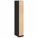 Dulap cu raft Stejar negru 30 x 50 x 200 cm Lemn compozit - WALTI WALTI