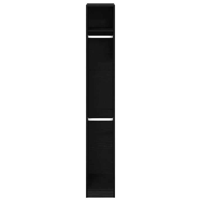 Dulap cu raft Stejar negru 30 x 50 x 200 cm Lemn compozit - WALTI WALTI