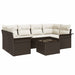 Set de canapele pentru grădină 7 pcs Maro Rattan poli - WALTI WALTI