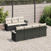 Set de canapele pentru grădină 8 pcs Negru Rattan poli - WALTI WALTI