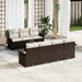 Set de canapele pentru grădină 8 pcs Maro Rattan poli - WALTI WALTI