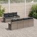 Set de canapele pentru grădină 8 pcs Gri Rattan poli - WALTI WALTI