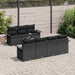 Set de canapele pentru grădină 8 pcs Negru Rattan poli - WALTI WALTI