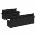 Set de canapele pentru grădină 8 pcs Negru Rattan poli - WALTI WALTI