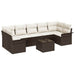 Set de canapele pentru grădină 8 pcs Maro Rattan poli - WALTI WALTI