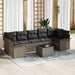 Set de canapele pentru grădină 8 pcs Gri Rattan poli - WALTI WALTI