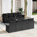Set de canapele pentru grădină 9 pcs Negru Rattan poli - WALTI WALTI
