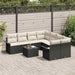 Set de canapele pentru grădină 9 pcs Negru Rattan poli - WALTI WALTI