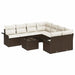 Set de canapele pentru grădină 9 pcs Maro Rattan poli - WALTI WALTI