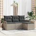 Set de canapele pentru grădină 4 pcs Gri 55 x 55 x 37cm - WALTI WALTI