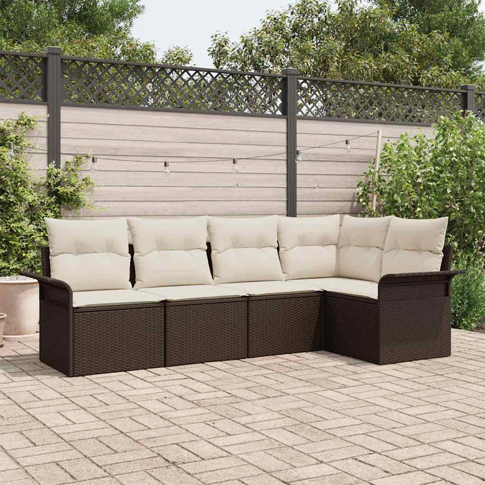 Set de canapele pentru grădină 5 pcs 242.5 x 132.5 x 85 cm - WALTI WALTI