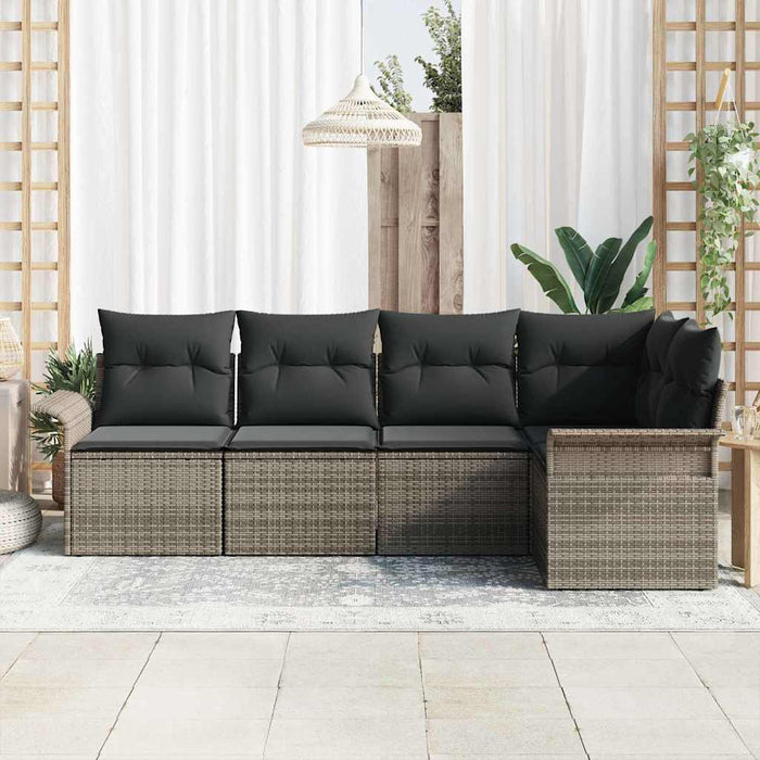 Set de canapele pentru grădină 5 pcs 242.5 x 132.5 x 85 cm - WALTI WALTI