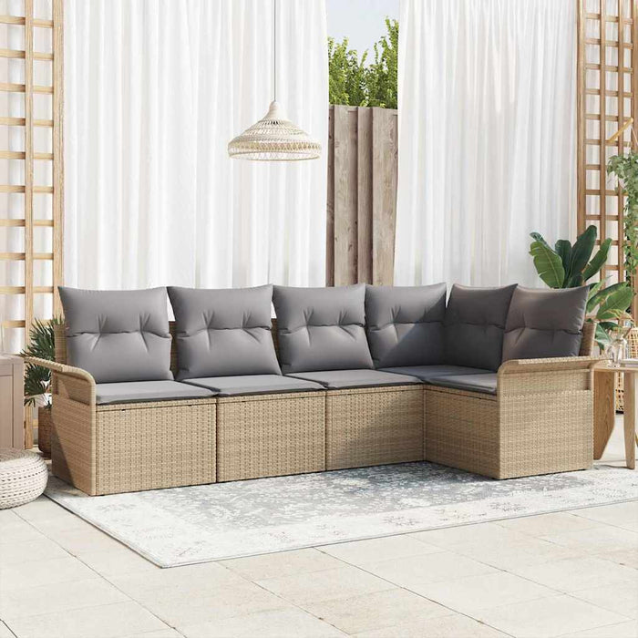 Set de canapele pentru grădină 5 pcs 242.5 x 132.5 x 85 cm - WALTI WALTI