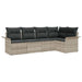 Set de canapele pentru grădină 5 pcs 242.5 x 132.5 x 85 cm - WALTI WALTI