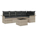 Set de canapele pentru grădină 6 pcs Gri 55 x 55 x 37 cm - WALTI WALTI