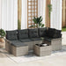 Set de canapele pentru grădină 7 pcs Gri deschis Rattan poli - WALTI WALTI