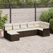 Set de canapele pentru grădină cu pernă 7 pcs Maro Rattan poli - WALTI WALTI