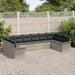 Set de canapele pentru grădină 10 pcs Gri deschis Rattan poli - WALTI WALTI