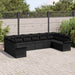 Set de canapele pentru grădină 10 pcs Negru Rattan poli - WALTI WALTI