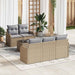 Set de canapele pentru grădină 6 pcs Bej Rattan poli - WALTI WALTI