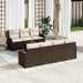 Set de canapele pentru grădină 8 pcs Maro 55 x 55 x 37 cm - WALTI WALTI