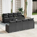 Set de canapele pentru grădină Negru 55 x 55 x 37 cm poliratan - WALTI WALTI